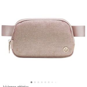 NWT Lululemon everywhere belt bag pink glitter